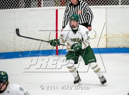 Thumbnail 1 in Franklin vs Bishop Hendricken (Mount St. Charles Holiday Face-Off) photogallery.