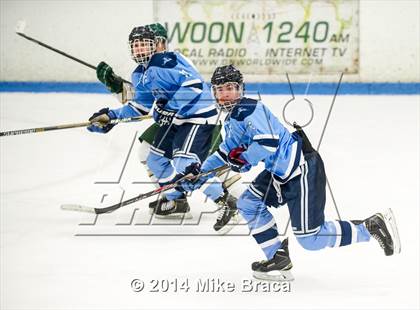 Thumbnail 2 in Franklin vs Bishop Hendricken (Mount St. Charles Holiday Face-Off) photogallery.