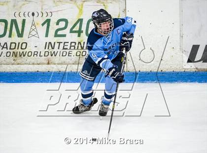Thumbnail 3 in Franklin vs Bishop Hendricken (Mount St. Charles Holiday Face-Off) photogallery.