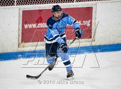 Thumbnail 2 in Franklin vs Bishop Hendricken (Mount St. Charles Holiday Face-Off) photogallery.