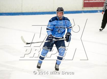Thumbnail 1 in Franklin vs Bishop Hendricken (Mount St. Charles Holiday Face-Off) photogallery.
