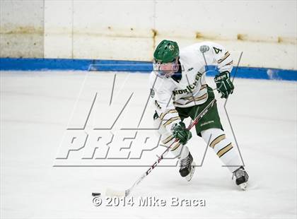 Thumbnail 1 in Franklin vs Bishop Hendricken (Mount St. Charles Holiday Face-Off) photogallery.
