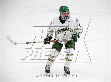 Thumbnail 3 in Franklin vs Bishop Hendricken (Mount St. Charles Holiday Face-Off) photogallery.