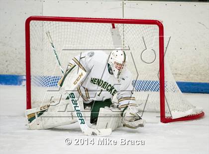 Thumbnail 1 in Franklin vs Bishop Hendricken (Mount St. Charles Holiday Face-Off) photogallery.