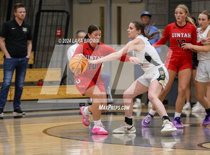 Thumbnail 3 in Uintah @ Desert Hills (UHSAA 4A Round 1) photogallery.