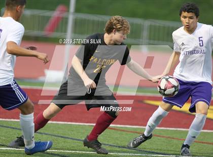 Thumbnail 1 in Cathedral vs. Torrey Pines (CIF SoCal Regional D1 Semifinal) photogallery.