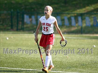 Thumbnail 3 in Lafayette vs. Cor Jesu (Midwest Field Hockey Tournament) photogallery.