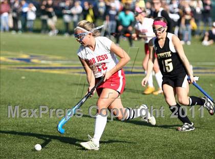 Thumbnail 2 in Lafayette vs. Cor Jesu (Midwest Field Hockey Tournament) photogallery.