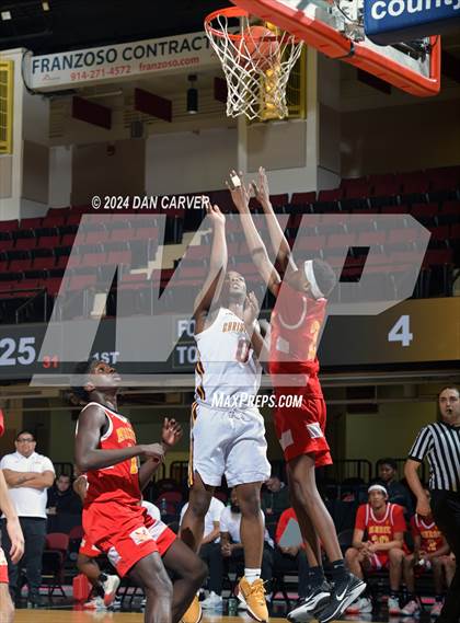 Thumbnail 2 in Christ the King vs. Monroe Campus (Public vs Catholic Hoops Showdown) photogallery.