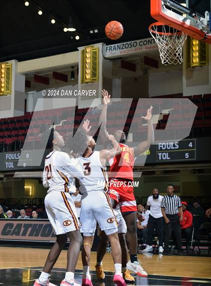 Thumbnail 1 in Christ the King vs. Monroe Campus (Public vs Catholic Hoops Showdown) photogallery.