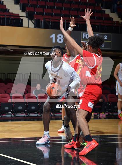 Thumbnail 2 in Christ the King vs. Monroe Campus (Public vs Catholic Hoops Showdown) photogallery.