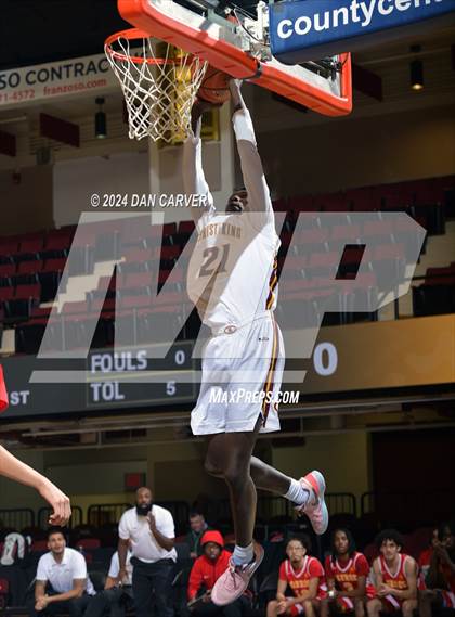 Thumbnail 3 in Christ the King vs. Monroe Campus (Public vs Catholic Hoops Showdown) photogallery.