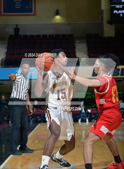 Thumbnail 3 in Christ the King vs. Monroe Campus (Public vs Catholic Hoops Showdown) photogallery.