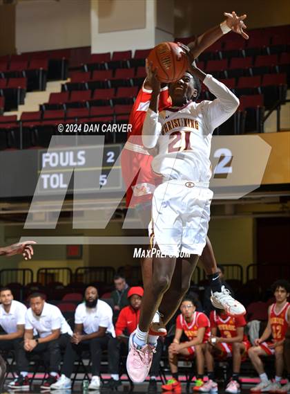 Thumbnail 3 in Christ the King vs. Monroe Campus (Public vs Catholic Hoops Showdown) photogallery.