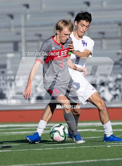 Thumbnail 1 in Lee [Robert E.] vs Sam Houston (North Texas Elite Showcase) photogallery.