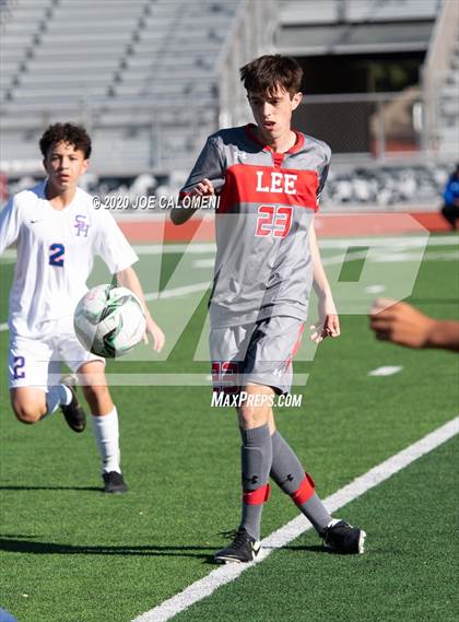 Thumbnail 1 in Lee [Robert E.] vs Sam Houston (North Texas Elite Showcase) photogallery.