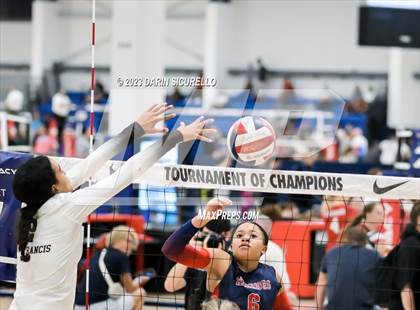 Thumbnail 1 in Saint Francis vs Cornerstone Christian (Nike Tournament of Champions - Final) photogallery.