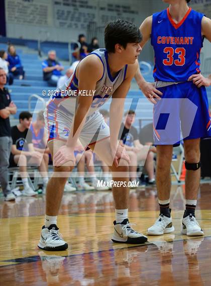 Thumbnail 1 in Trinity Christian vs Covenant Christian (Krum Invitational) photogallery.