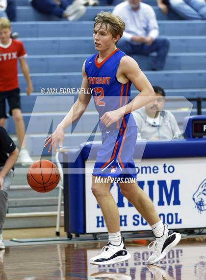 Thumbnail 2 in Trinity Christian vs Covenant Christian (Krum Invitational) photogallery.