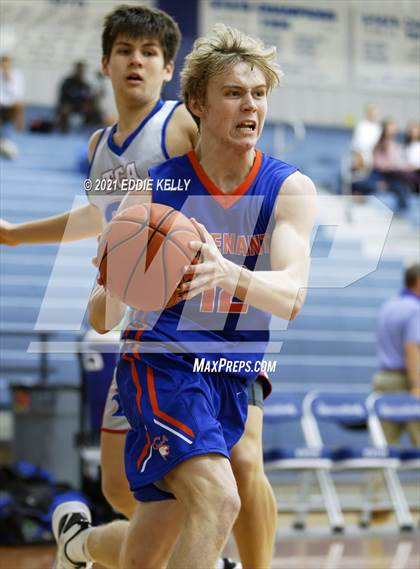 Thumbnail 1 in Trinity Christian vs Covenant Christian (Krum Invitational) photogallery.