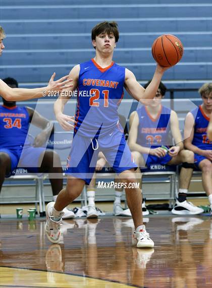 Thumbnail 3 in Trinity Christian vs Covenant Christian (Krum Invitational) photogallery.