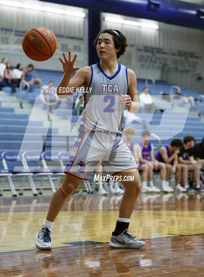 Thumbnail 3 in Trinity Christian vs Covenant Christian (Krum Invitational) photogallery.