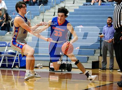 Thumbnail 3 in Trinity Christian vs Covenant Christian (Krum Invitational) photogallery.