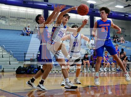 Thumbnail 2 in Trinity Christian vs Covenant Christian (Krum Invitational) photogallery.