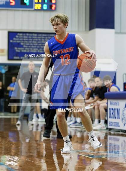 Thumbnail 3 in Trinity Christian vs Covenant Christian (Krum Invitational) photogallery.