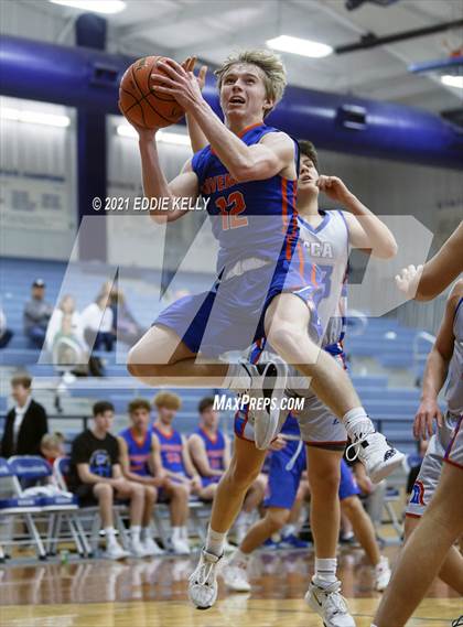 Thumbnail 2 in Trinity Christian vs Covenant Christian (Krum Invitational) photogallery.