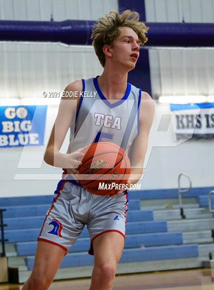 Thumbnail 3 in Trinity Christian vs Covenant Christian (Krum Invitational) photogallery.