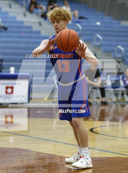 Thumbnail 1 in Trinity Christian vs Covenant Christian (Krum Invitational) photogallery.