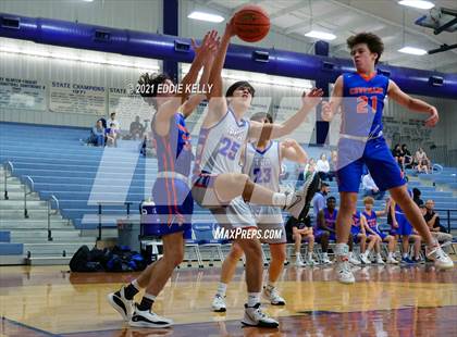 Thumbnail 1 in Trinity Christian vs Covenant Christian (Krum Invitational) photogallery.