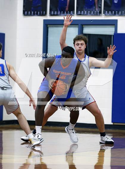 Thumbnail 1 in Trinity Christian vs Covenant Christian (Krum Invitational) photogallery.