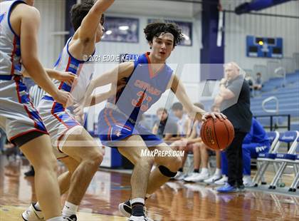 Thumbnail 1 in Trinity Christian vs Covenant Christian (Krum Invitational) photogallery.