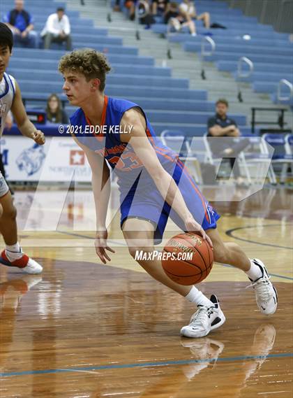 Thumbnail 2 in Trinity Christian vs Covenant Christian (Krum Invitational) photogallery.