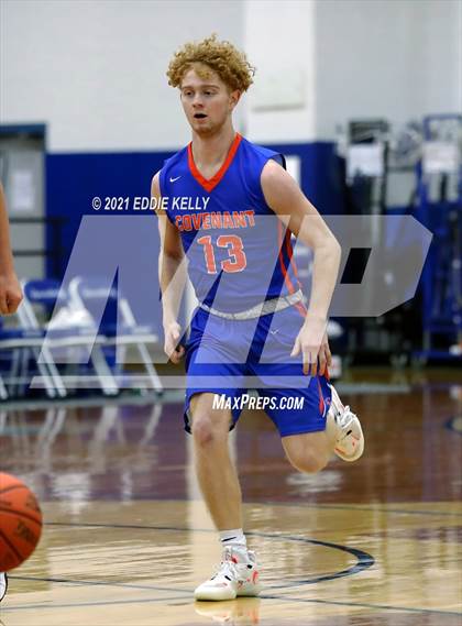 Thumbnail 1 in Trinity Christian vs Covenant Christian (Krum Invitational) photogallery.