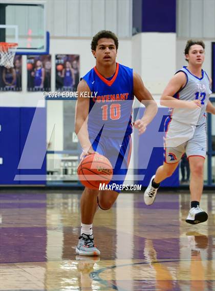 Thumbnail 2 in Trinity Christian vs Covenant Christian (Krum Invitational) photogallery.
