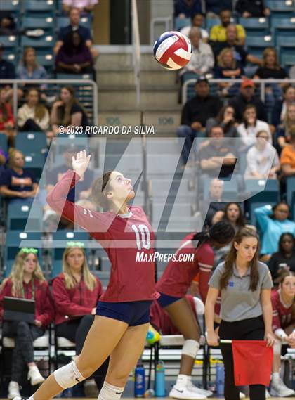 Thumbnail 1 in Seven Lakes vs Tompkins (UIL Volleyball 6A Regional Quarterfinal) photogallery.