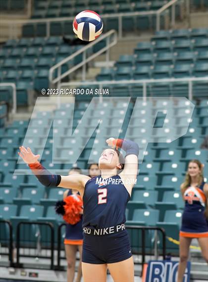 Thumbnail 2 in Seven Lakes vs Tompkins (UIL Volleyball 6A Regional Quarterfinal) photogallery.