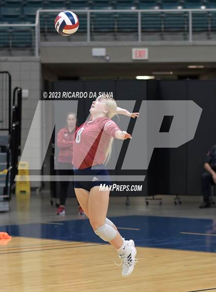 Thumbnail 3 in Seven Lakes vs Tompkins (UIL Volleyball 6A Regional Quarterfinal) photogallery.