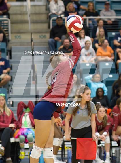 Thumbnail 2 in Seven Lakes vs Tompkins (UIL Volleyball 6A Regional Quarterfinal) photogallery.