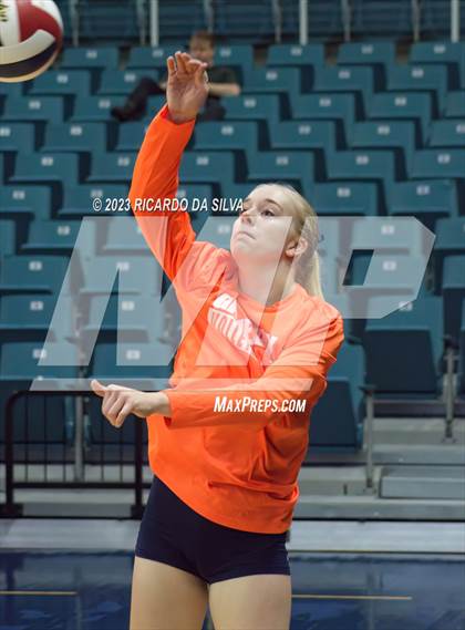Thumbnail 3 in Seven Lakes vs Tompkins (UIL Volleyball 6A Regional Quarterfinal) photogallery.