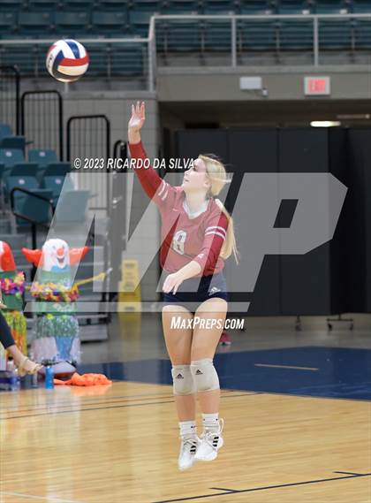 Thumbnail 1 in Seven Lakes vs Tompkins (UIL Volleyball 6A Regional Quarterfinal) photogallery.