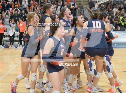 Thumbnail 1 in Seven Lakes vs Tompkins (UIL Volleyball 6A Regional Quarterfinal) photogallery.