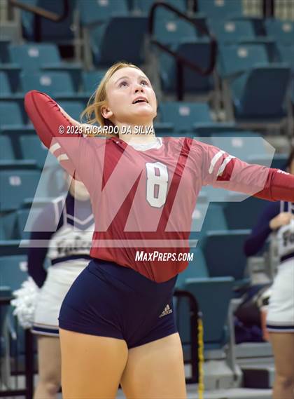 Thumbnail 3 in Seven Lakes vs Tompkins (UIL Volleyball 6A Regional Quarterfinal) photogallery.