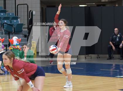 Thumbnail 2 in Seven Lakes vs Tompkins (UIL Volleyball 6A Regional Quarterfinal) photogallery.