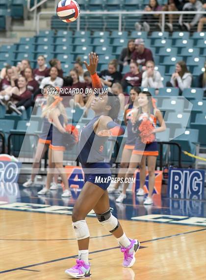 Thumbnail 1 in Seven Lakes vs Tompkins (UIL Volleyball 6A Regional Quarterfinal) photogallery.