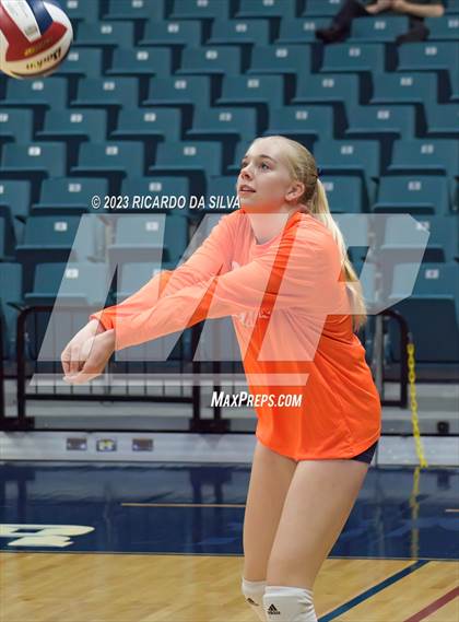 Thumbnail 2 in Seven Lakes vs Tompkins (UIL Volleyball 6A Regional Quarterfinal) photogallery.