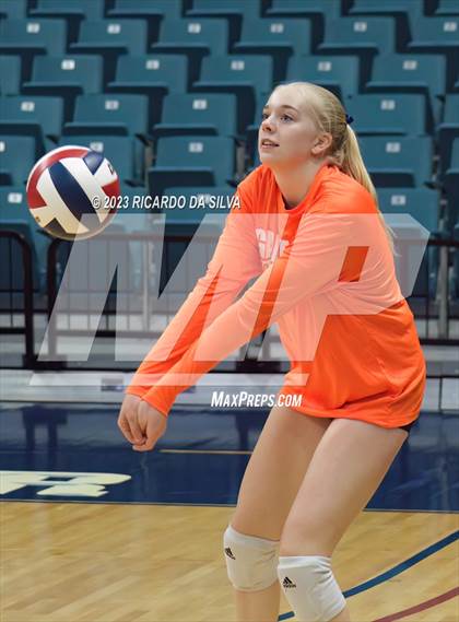 Thumbnail 1 in Seven Lakes vs Tompkins (UIL Volleyball 6A Regional Quarterfinal) photogallery.